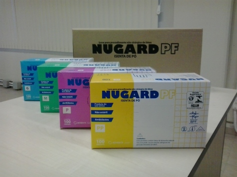Luva de procedimento sem pó ( powder free) - Nugard PF