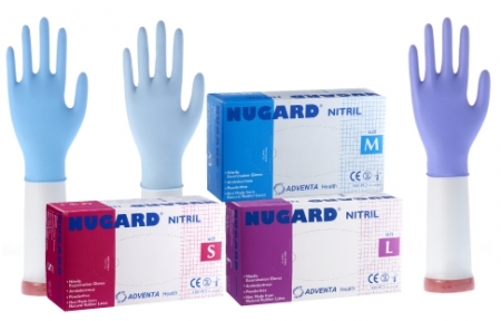 Luva de procedimento Nugard NItril - Látex free - powder free